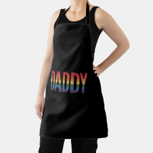 Papa Gay Pride Monat LGBTQ Vatertag Regenbogen Schürze