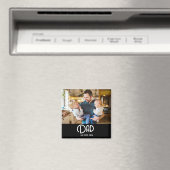 Papa Gegründet Foto Vatertag Magnet (In Situ (Geschirrspüler))