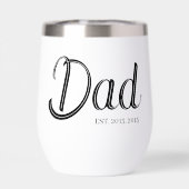 Papa gegründet Geschenk (Rückseite)