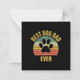 Papa-Geschenk Bester Hund Papa Aller Zeiten Mitteilungskarte