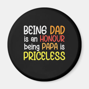 Papa-Geschenk, Dad zu sein, Papa zu sein Magnet