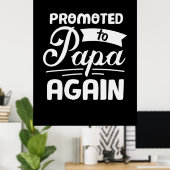 Papa-Geschenk wieder befördert Poster (Heimbüro)