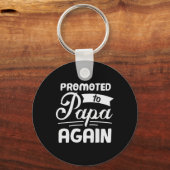 Papa-Geschenk wieder befördert Schlüsselanhänger (Vorderseite)