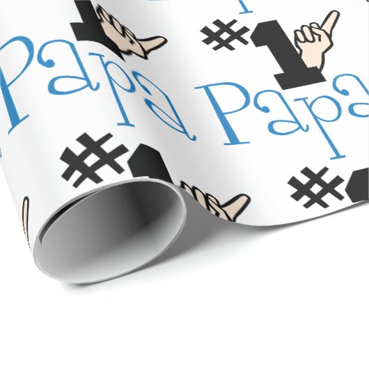 Papa Geschenkpapier (Rolleneckpunkt)