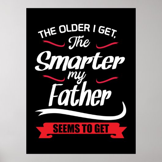 Papa gibt den Älteren, die ich schlauer bekomme Poster (Vorne)