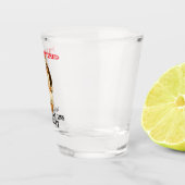 Papa ging in Rente Schnapsglas (Rechts)