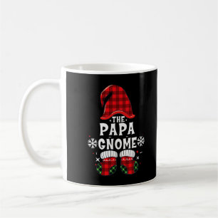 Papa Gnom Büffelkariert passende Familie Weihnacht Kaffeetasse