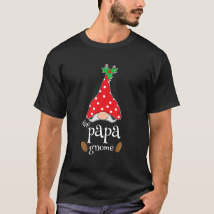 Papa Gnome Funny Christmas Family Gnome T-Shirt