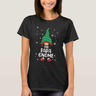 Papa Gnome Matching Familie Weihnachten Pajamas T-Shirt