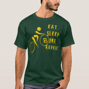 Papa Golden Bicycle T-Shirt