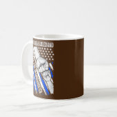 Papa Grandtochter Unbreakable Bond USA Flag Kaffeetasse (Vorderseite Links)