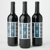 Papa Grid Vatertag Weinetikett Set (Flaschen)