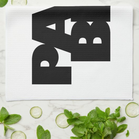 Papa GRILLEN Geschirrtuch (Gefaltet)