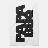 Papa GRILLEN Geschirrtuch (Vertikal)