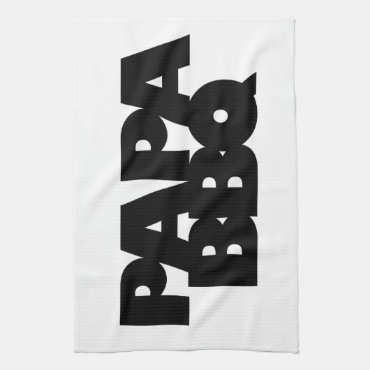 Papa GRILLEN Geschirrtuch (Vertikal)