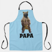 PAPA GRIZZLY BEAR VATER FUNNY GRILLOUT SCHÜRZE (Vorderseite)