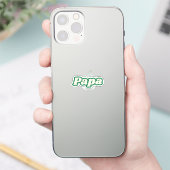 Papa | Großvater, Vater Aufkleber (Telefon)