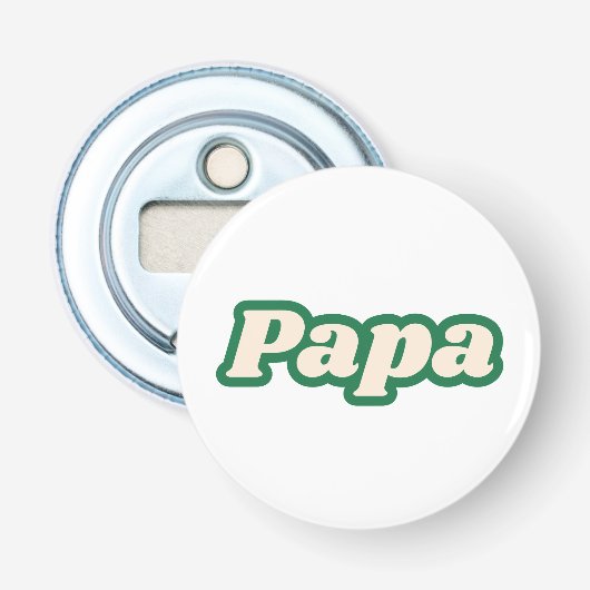 Papa | Großvater, Vater Flaschenöffner (Vorderseite)