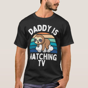 Papa guckt Fernsehen T-Shirt