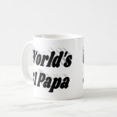 Papa-Halbtext Kaffeetasse (Vorderseite Links)
