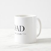 Papa hat 2026 gegründet kaffeetasse (VorderseiteRechts)