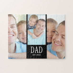 Papa hat 3 Foto-Puzzle eingerichtet Puzzle