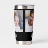 Papa hat Bold Black 2 Foto gegründet Thermobecher (Links)