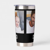 Papa hat Bold Black 2 Foto gegründet Thermobecher (Rechts)