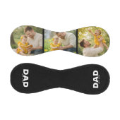 Papa hat Bold Black 3 Foto eingerichtet  Baseball (Paneele)
