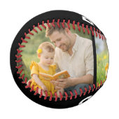 Papa hat Bold Black 3 Foto eingerichtet  Baseball (Vorderseite Links)