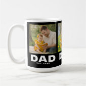 Papa hat Bold Black 3 Foto eingerichtet Kaffeetasse (Links)