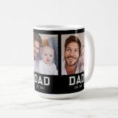 Papa hat Bold Black 3 Foto etabliert Kaffeetasse (VorderseiteRechts)