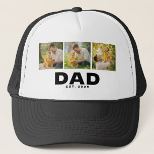 Papa hat Bold Black 3 Foto Hut gegründet Truckerkappe