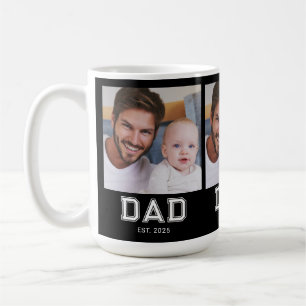 Papa hat Bold Black 3 Foto Kaffee gegründet Kaffeetasse