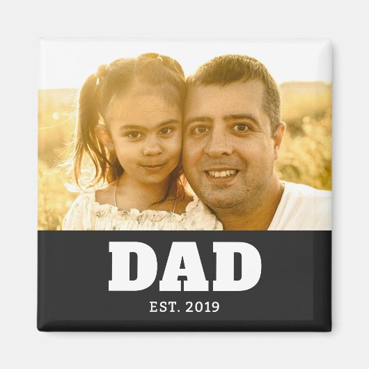 Papa hat den Vatertag etabliert Magnet (Vorne)