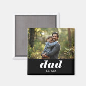 Papa hat den Vatertag gegründet Magnet (Vorderseite/Rückseite)