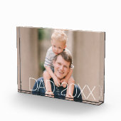 Papa hat die moderne Skriptfoto eingerichtet Fotoblock (Rechts)