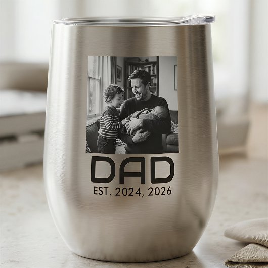 Papa hat ein kühnes Foto erstellt