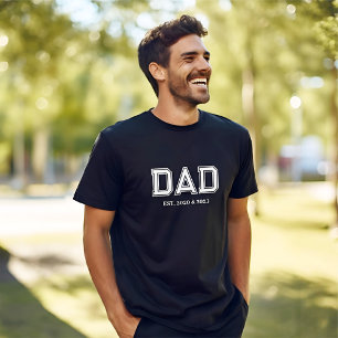 Papa hat einfache moderne schwarze Typografie eing T-Shirt