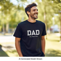 Papa hat einfache moderne schwarze Typografie eing