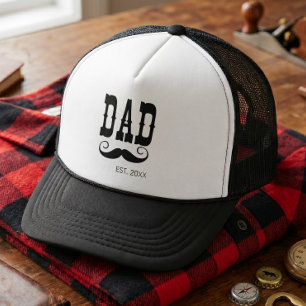 Papa hat Established Jahr western vintage Truckerkappe