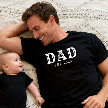 Papa hat fett weiße Typografie etabliert