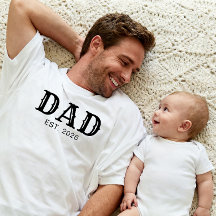 Papa hat fette schwarze Typografie etabliert