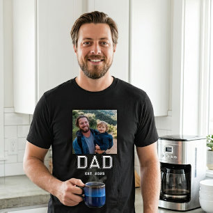 Papa hat fette Typografie-Foto eingerichtet T-Shirt