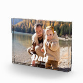 Papa hat fette weiße Typografie-Fotoblock eingeric Fotoblock (Rechts)