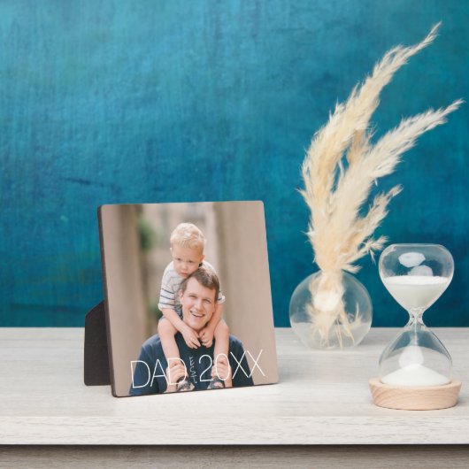 Papa hat Foto eingerichtet Fotoplatte (InSitu)