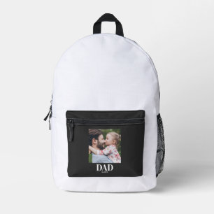Papa hat Foto gegründet Bedruckter Rucksack