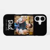 Papa hat Foto gegründet iPhone 16 Hülle (Rückseite (Horizontal))