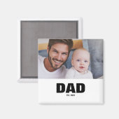 Papa hat Foto-Geschenk gegründet Magnet (Vorderseite/Rückseite)