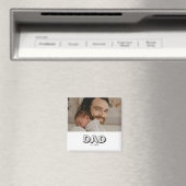 Papa hat Foto-Geschenk gegründet Magnet (In Situ (Geschirrspüler))